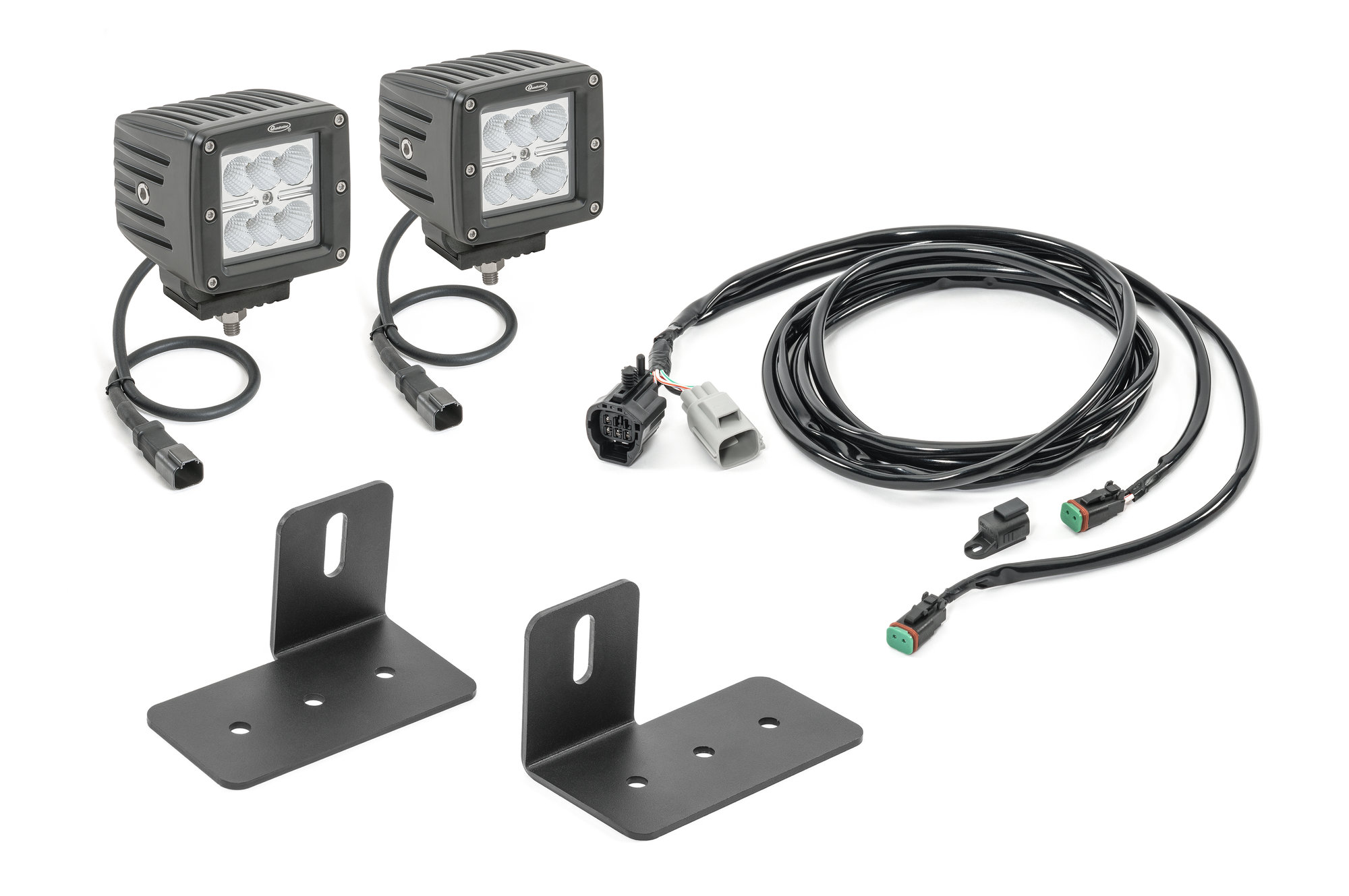 Quadratec 3" LED Backup Light Kit for 0718 Jeep Wrangler JK Quadratec